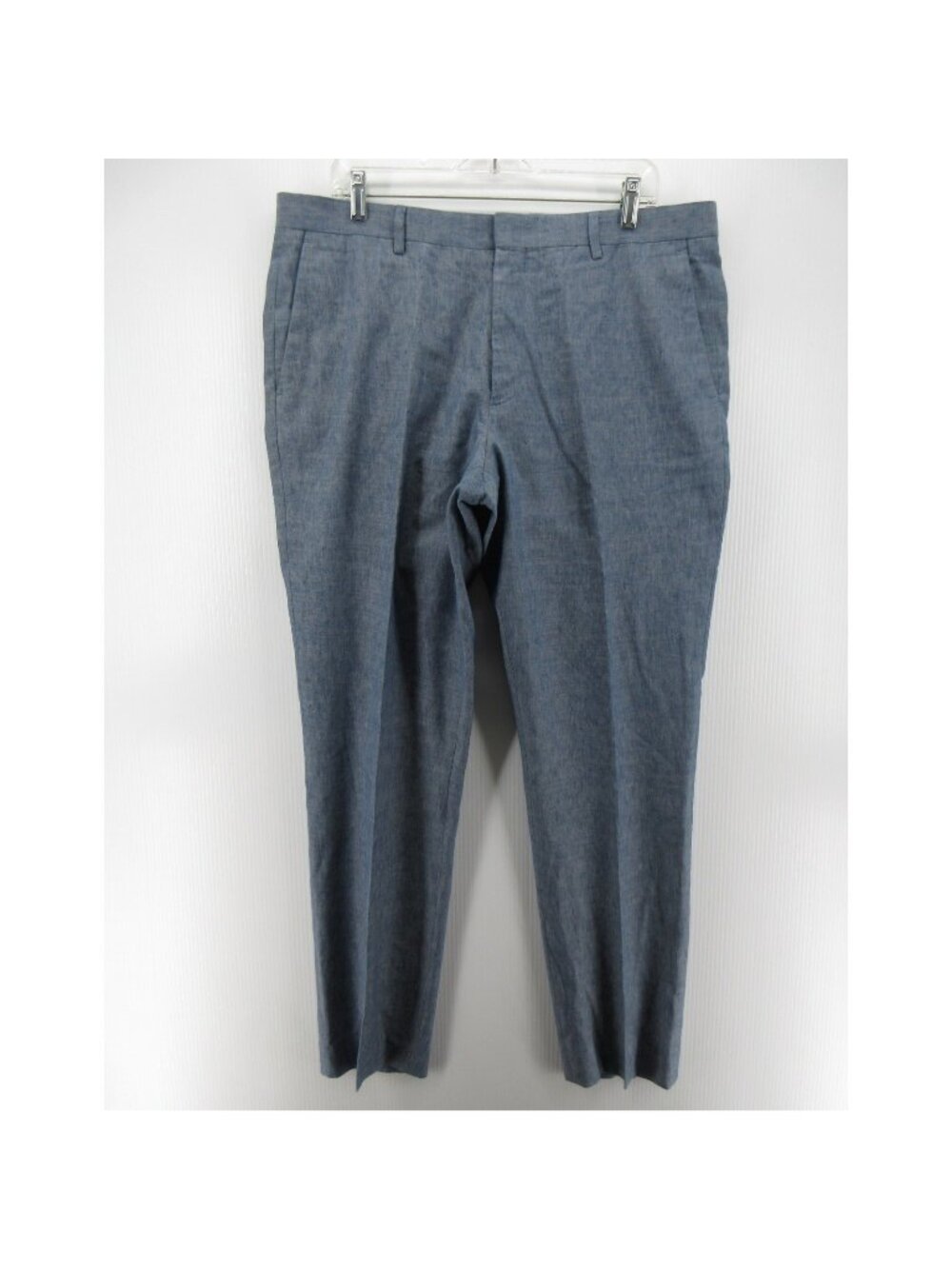 J Crew Pants 36X32 Linen Wool Ludlow Slim Fit Chambray Italian Cloth *